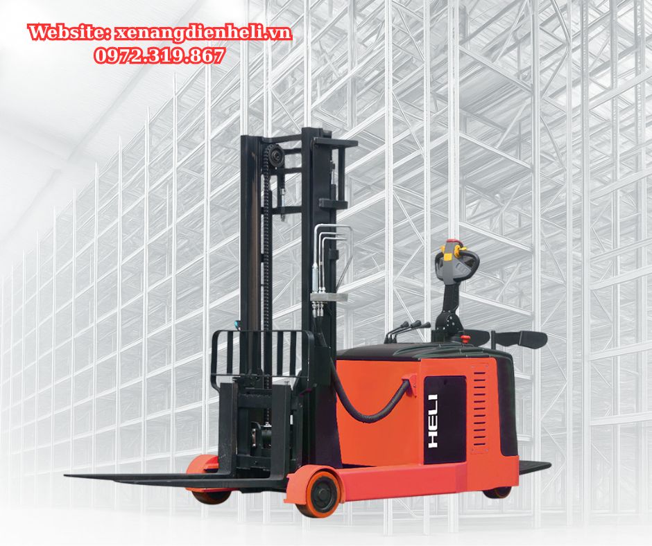 CQDM20J Xe nâng điện đứng lái 2 tấn nâng cao Heli