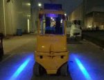 Đèn Led chiếu vạch xe nâng đỏ - xanh - Ảnh 4