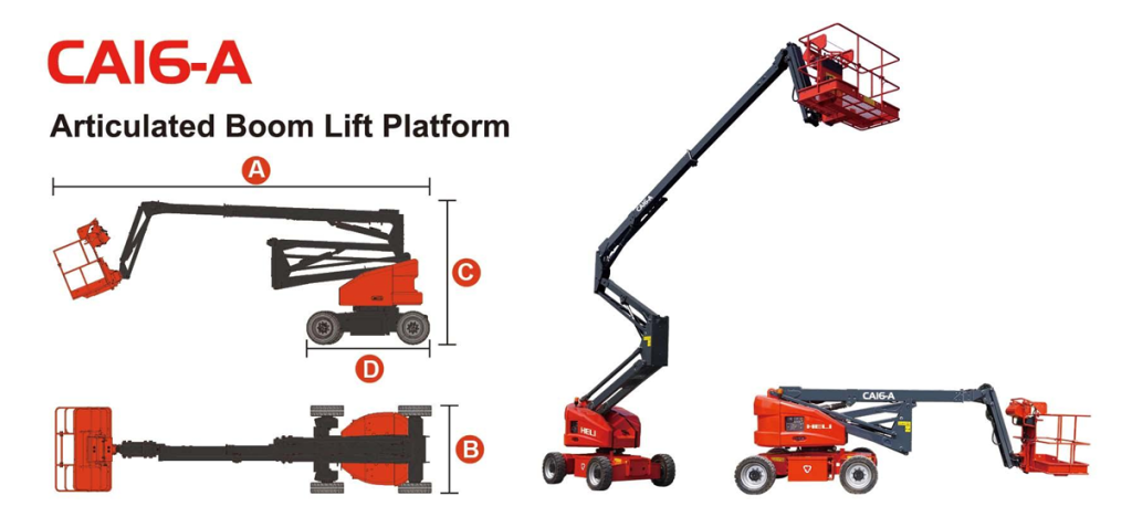 CA16-A Xe nâng người 16m Heli