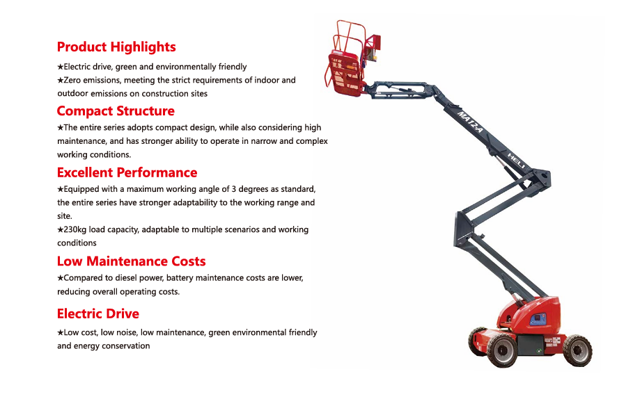 xe nâng người boom lift