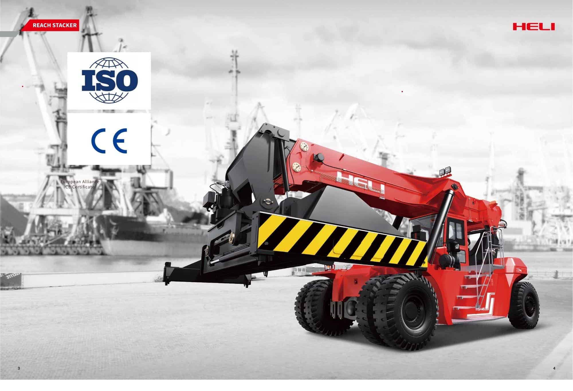 Xe nâng Container chạy dầu 45T.pdf Xe nâng Container chạy dầu 45T